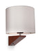 Firstlight 7655WA Alpine Wall Light (Switched) - Dark Walnut and Cream Shade - Firstlight - Sparks Warehouse
