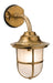 Firstlight 7660BR Nautic Brass Outdoor Wall Light with Frosted Glass - Firstlight - Sparks Warehouse