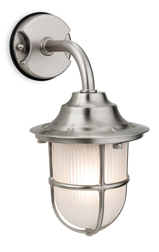 Firstlight 7660NC Nautic Nickel Outdoor Wall Light with Frosted Glass - Firstlight - Sparks Warehouse