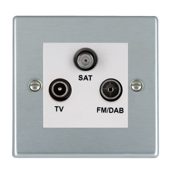 Hamilton 76DTRIDW - Hart SC Non-Isolat DAB TV+FM+SAT WH