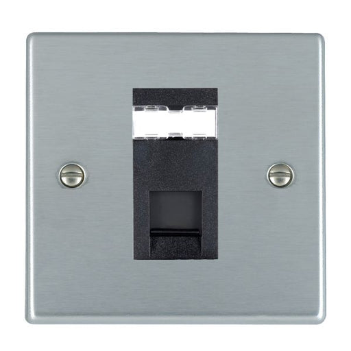 Hamilton 76J12B - Hart SC 1g RJ12 Outlet-Unshield BL