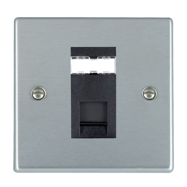 Hamilton 76J12B - Hart SC 1g RJ12 Outlet-Unshield BL