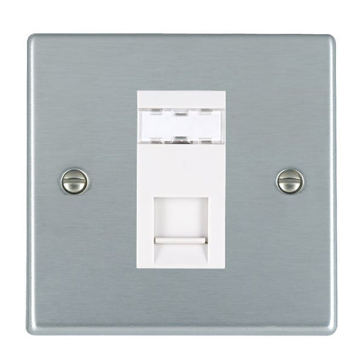 Hamilton 76J12W - Hart SC 1g RJ12 Outlet-Unshield WH