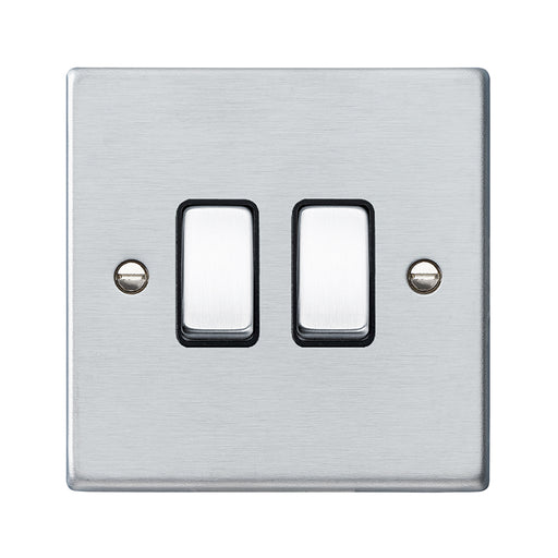 Hamilton 76R22SC-B - Hart SC 2g 10AX 2 Way Rkr SC/BL