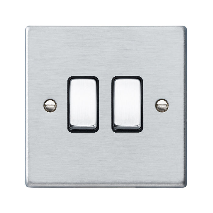 Hamilton 76R22SC-B - Hart SC 2g 10AX 2 Way Rkr SC/BL