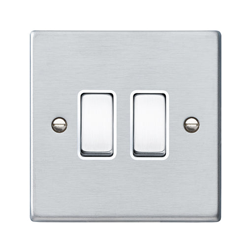 Hamilton 76R22SC-W - Hart SC 2g 10AX 2 Way Rkr SC/WH