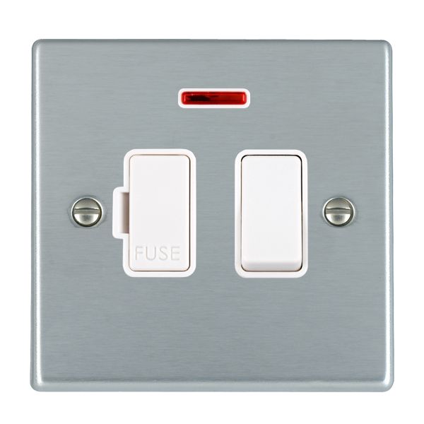 Hamilton 76SPNWH-W - Hart SC 13A DP Fused Spur+N WH/WH