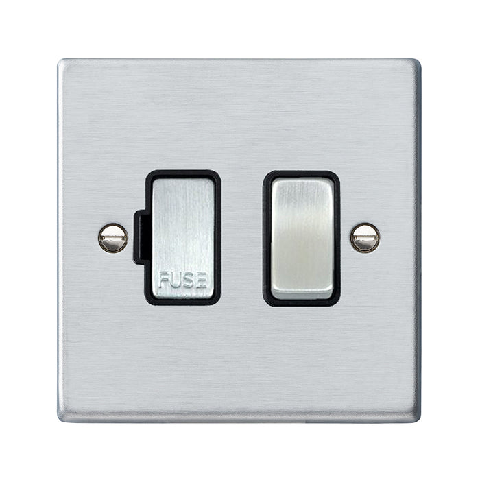 Hamilton 76SPSC-B - Hart SC 1g 13A DP Fused Spur SC/BL