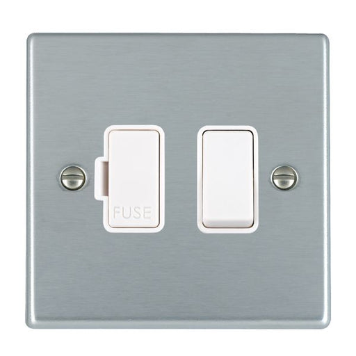 Hamilton 76SPWH-W - Hart SC 1g 13A DP Fused Spur WH/WH