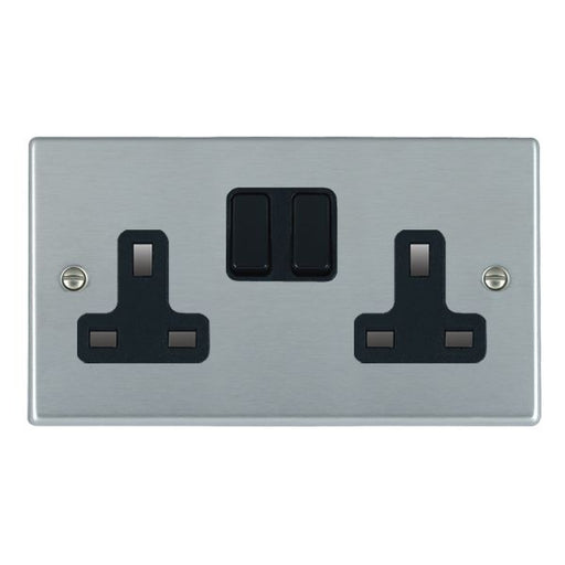 Hamilton 76SS2BL-B - Hart SC 2g 13A DP Swt Skt BL/BL