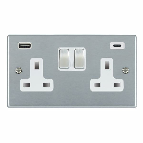 Hamilton 76SS2USBCSC-W - Hart SC DP SS2 + USB+ C USB SC-W