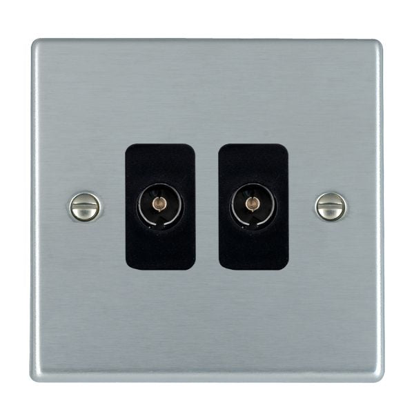 Hamilton 76TV2B - Hart SC 2g Non-Isolated TV 2in/2out BL