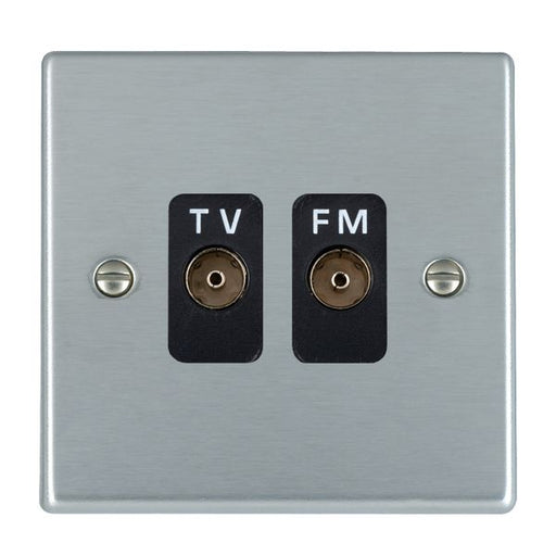 Hamilton 76TVFMB - Hart SC Isolat TV/FM Diplex 1in/2out BL