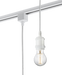 Knightsbridge TRK8271W 1.8M E27 Vintage Track Pendant - White Pendant Knightsbridge - Sparks Warehouse