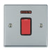 Hamilton 7745NB - Hart BC 1g 45A Double Pole+N Red Rkr/BL