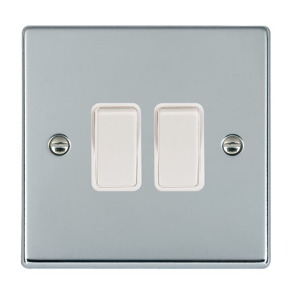 Hamilton 77R22WH-W - Hart BC 2g 10AX 2 Way Rkr WH/WH