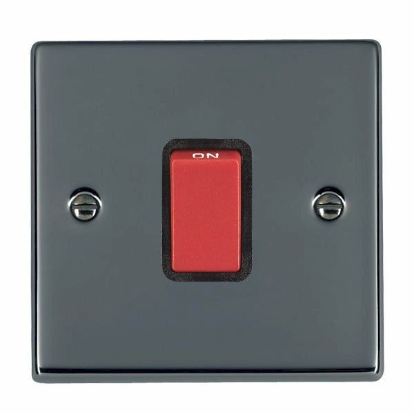 Hamilton 7845B - Hart BK 1g 45A Double Pole Red Rkr/BL