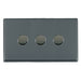 Hamilton 78C3XLEDITB100 - Hart CFX BK 3g LEDITB100 2 way Dimmer BK