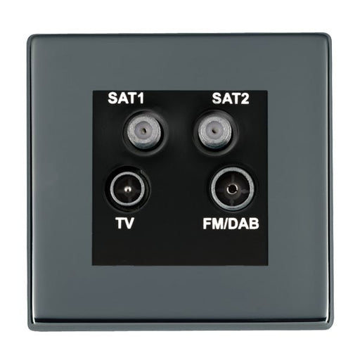 Hamilton 78CDENTB - Hart CFX BK Non-Isolated TV+FM+2XSAT BL