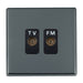 Hamilton 78CTVFMB - H-CFX BK Isolat TV/FM Diplex 1in/2out BL