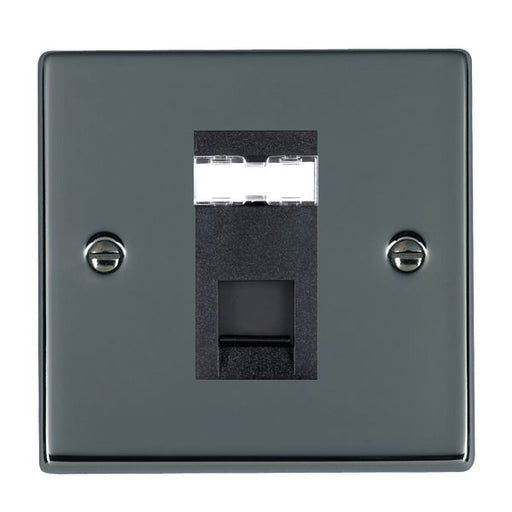 Hamilton 78J12B - Hart BK 1g RJ12 Outlet-Unshield BL