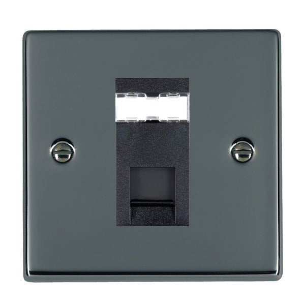 Hamilton 78J12B - Hart BK 1g RJ12 Outlet-Unshield BL