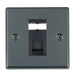 Hamilton 78J12B - Hart BK 1g RJ12 Outlet-Unshield BL