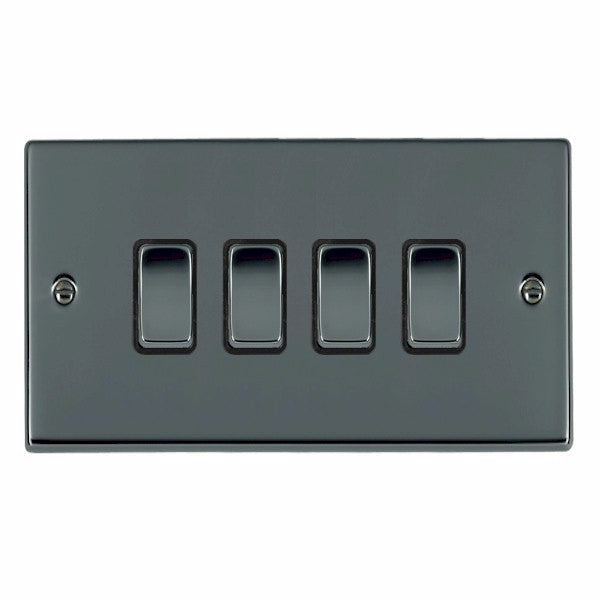 Hamilton 78R24BK-B - Hart BK Rkr 2 Way 4g 10AX BK/BL