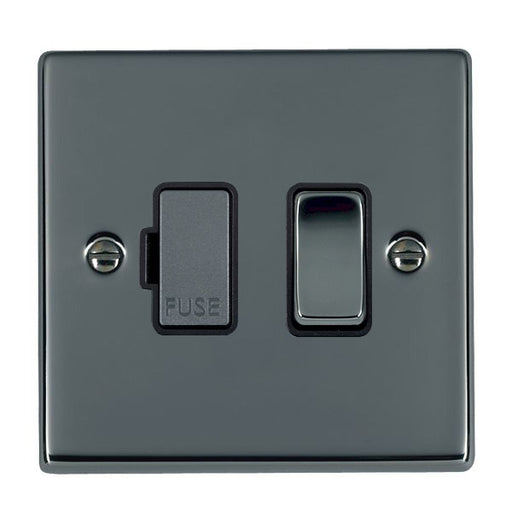 Hamilton 78SPBK-B - Hart BK 1g 13A DP Fused Spur BK/BL