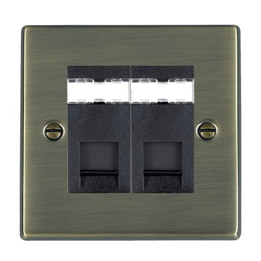 Hamilton 792J12B - Hart AB 2g RJ12 Outlet-Unshield BL