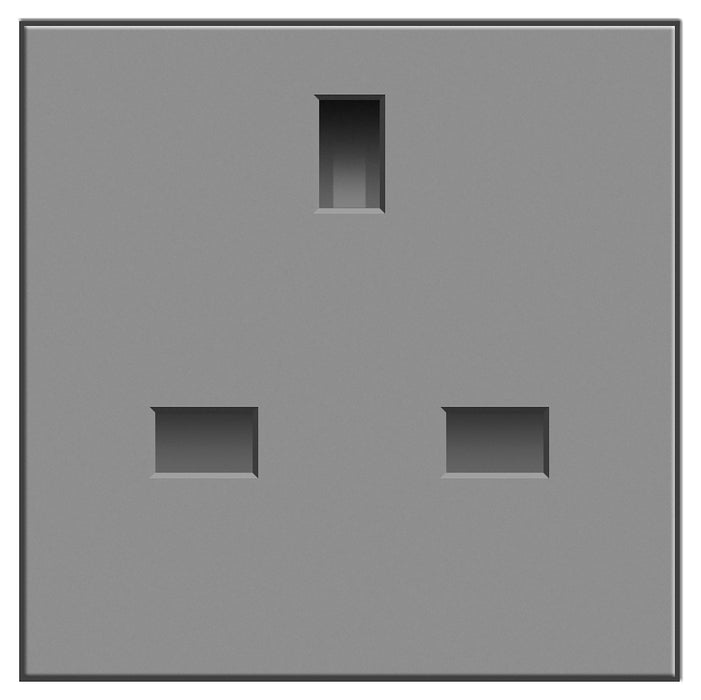 BG EMUKSG 13A Socket Unswitched Grey (50 X 50) - BG - sparks-warehouse