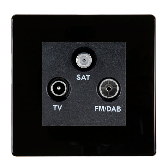 Hamilton 7BCDTRIDB - HCFX Col BL Non-Isolat DAB TV+FM+SAT BL