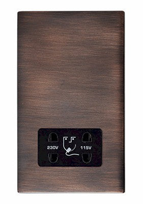 Hamilton 7EBCSHSB - Hart CFX EB Shaver Dual Volt Socket BL