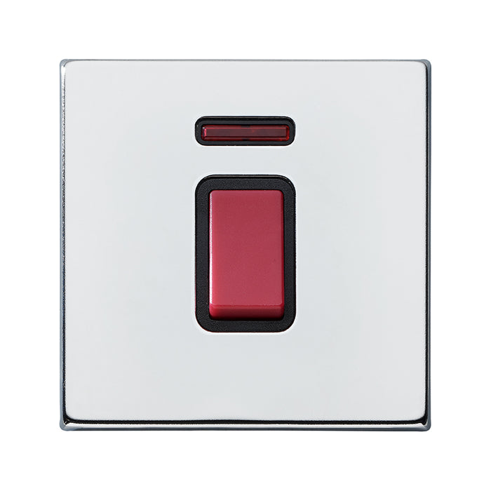 Hamilton 7G2745NB - Hart G2 BC 1g 45A Dbl Pole+N Red Rkr/BL