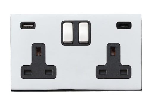 Hamilton 7G27SS2USBCBC-B - Hart G2 BC DP SS2 + USB+ C USB BC/BL