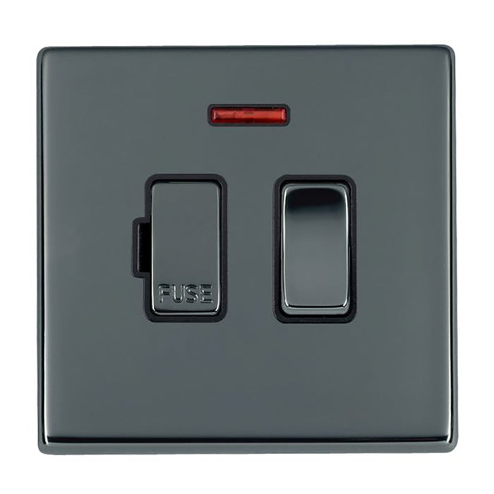 Hamilton 7G28SPNBK-B - Hart G2 BK 13A DP Fused Spur+N BK/BL