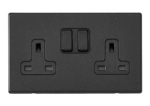 Hamilton 7G2MBSS2BL-B - Hart G2 MB 2g 13A DP Swt Skt BL/BL