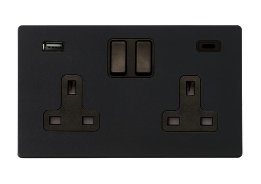 Hamilton 7G2MBSS2USBCBL-B - Hart G2 MB DP MB2 + USB+ C USB BL/BL