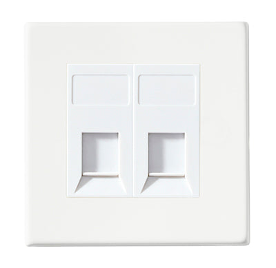 Hamilton 7G2MW2J45-C6W - Hart G2 MW 2g RJ45 CAT6 Unshielded WH