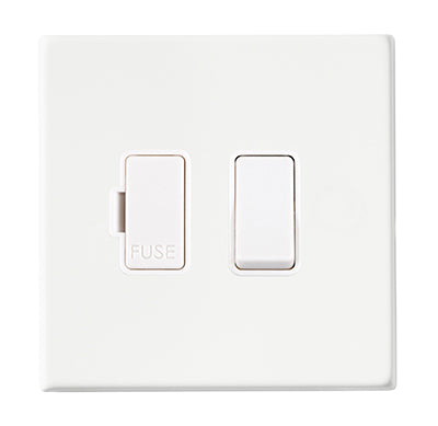 Hamilton 7G2MWSPWH-W - Hart G2 MW 13A DP Fused Spur WH/WH