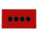 Hamilton 7RC4X40BL - HCFX Col Red 4g 400W 2 way Dimmer BL
