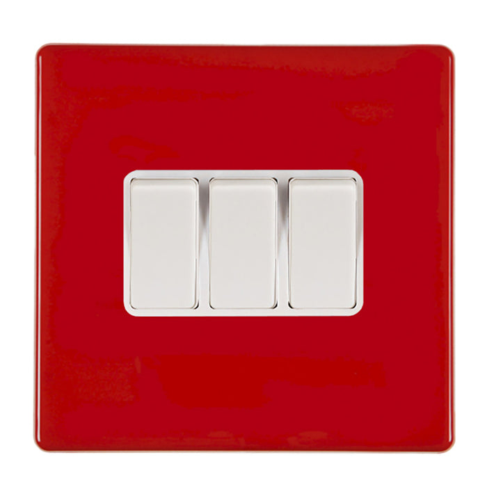 Hamilton 7RCR23WH-W - HCFX Col Red 3g 10AX 2 Way Rkr WH/WH