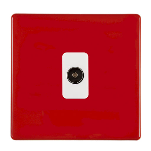 Hamilton 7RCTVIW - HCFX Col Red 1g Isolated TV 1in/1out WH