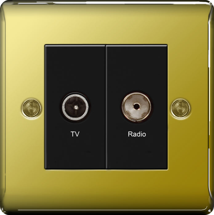 BG NPB66 TV/FM Socket 2G - BG - Sparks Warehouse