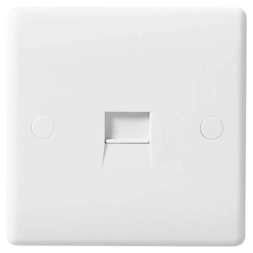 BG Nexus 8BTS/1 1 Gang Telephone Socket Slave Screw Type 5050765002417 - BG - sparks-warehouse