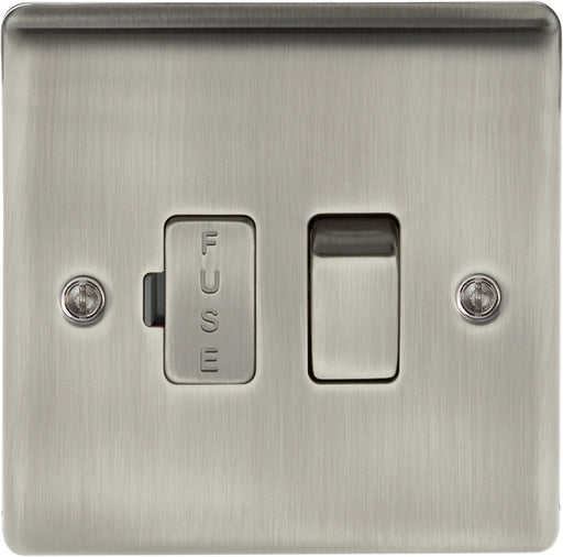 BG Nexus NBI50 Metal brushed Iridium 13A Switched Connection Unit - BG - Sparks Warehouse