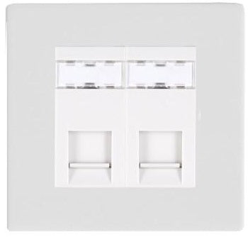 Hamilton 80C2J12W - Sher CFX Glo/Wh 2g RJ12 Unshielded WH