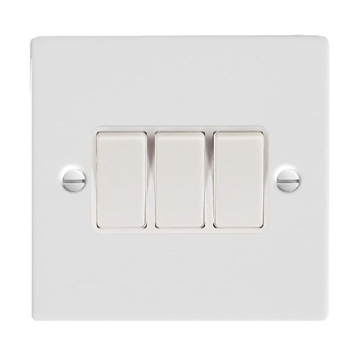 Hamilton 80R23WH-W - Sher Glo/Wh 3g 10AX 2 Way Rkr WH/WH