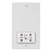 Hamilton 80SHSW - Sher Glo/Wh Shaver Dual Volt Socket WH