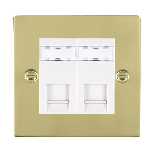 Hamilton 812J45W - Sher PB 2g RJ45 CAT5E Unshielded WH